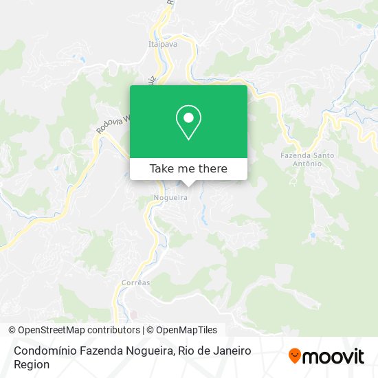 Mapa Condomínio Fazenda Nogueira