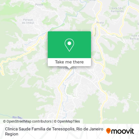 Clinica Saude Familia de Teresopolis map