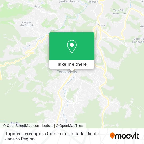 Topmec Teresopolis Comercio Limitada map