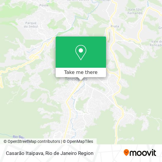 Casarão Itaipava map