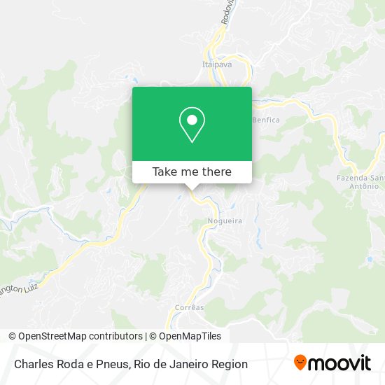 Charles Roda e Pneus map