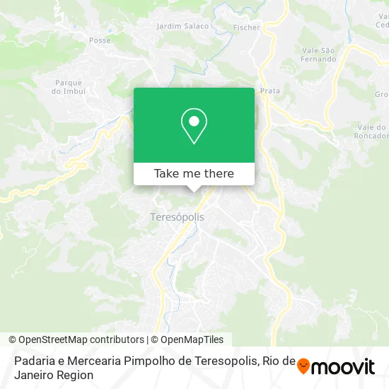 Padaria e Mercearia Pimpolho de Teresopolis map