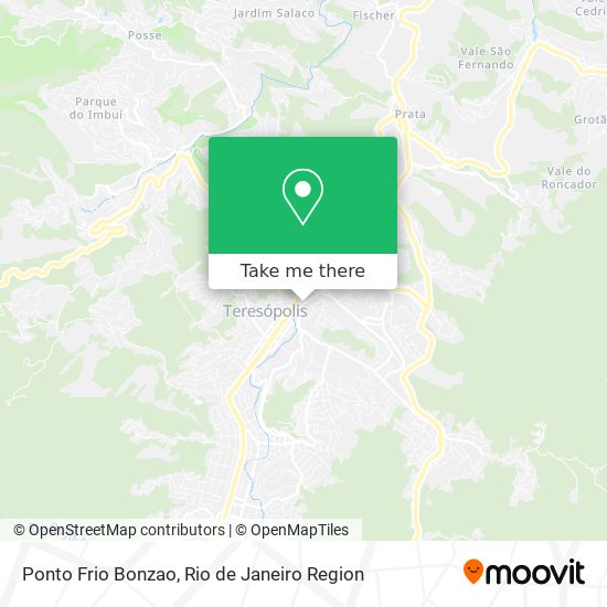 Ponto Frio Bonzao map
