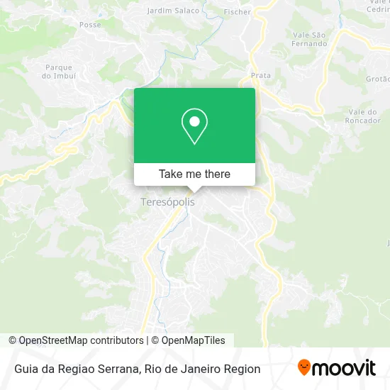 Guia da Regiao Serrana map