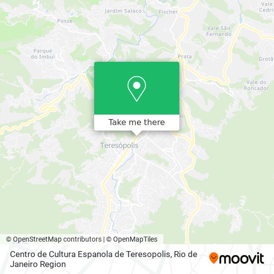 Centro de Cultura Espanola de Teresopolis map