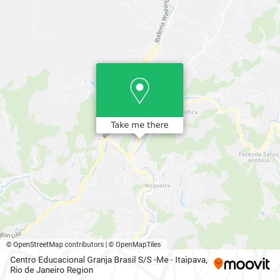 Centro Educacional Granja Brasil S / S -Me - Itaipava map