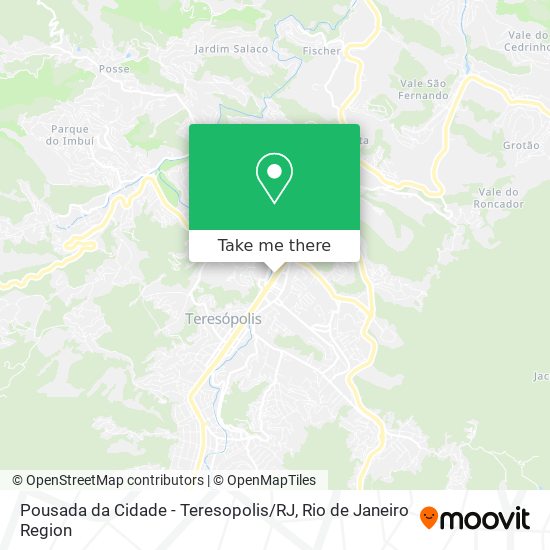 Pousada da Cidade - Teresopolis / RJ map