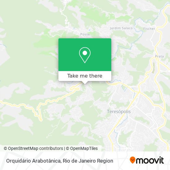 Orquidário Arabotânica map