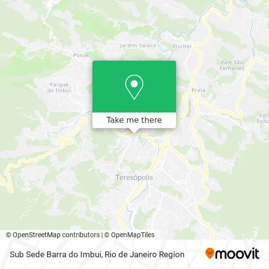 Sub Sede Barra do Imbui map