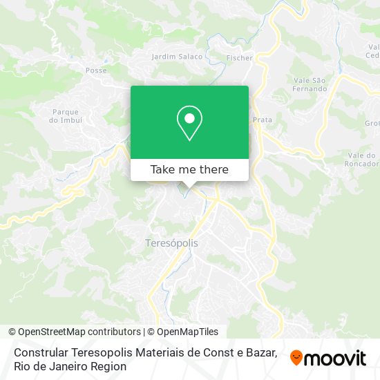 Constrular Teresopolis Materiais de Const e Bazar map