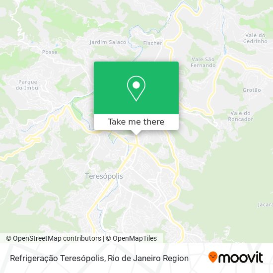 Refrigeração Teresópolis map