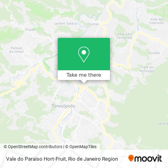 Vale do Paraíso Hort-Fruit map