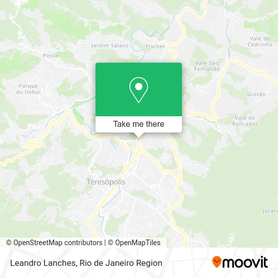 Leandro Lanches map
