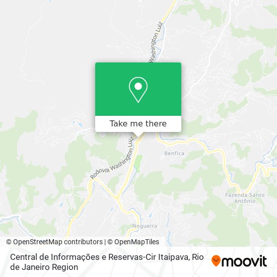 Central de Informações e Reservas-Cir Itaipava map