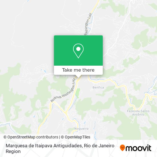 Mapa Marquesa de Itaipava Antiguidades