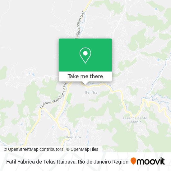 Fatil Fábrica de Telas Itaipava map