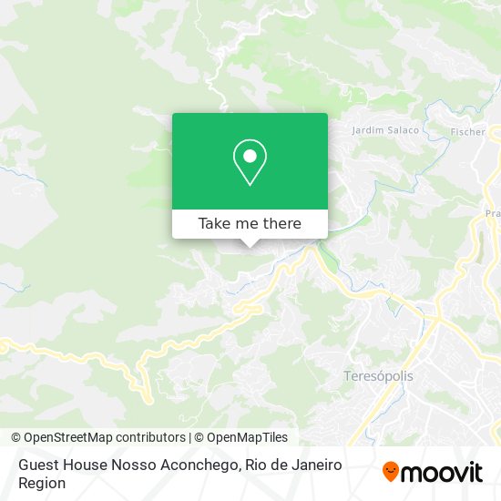 Mapa Guest House Nosso Aconchego