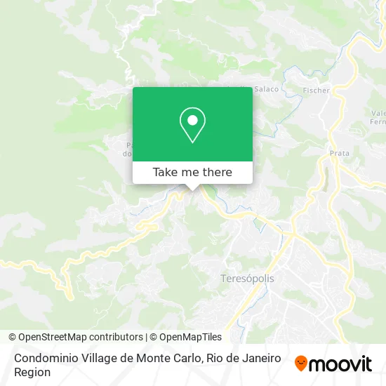 Condominio Village de Monte Carlo map