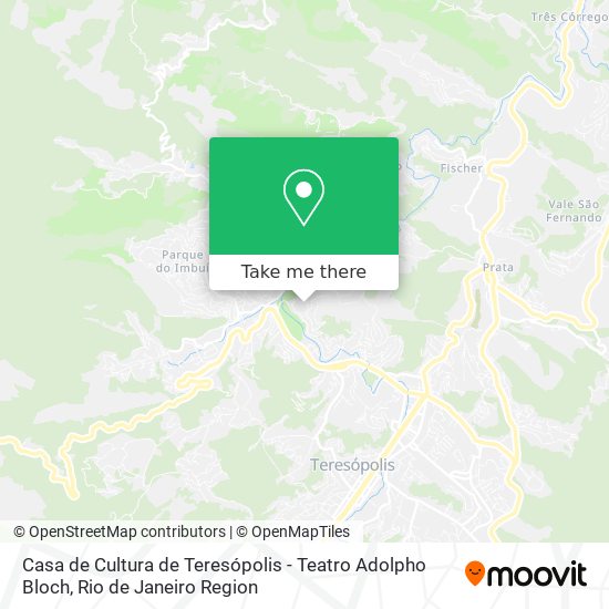 Casa de Cultura de Teresópolis - Teatro Adolpho Bloch map