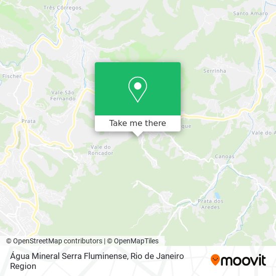 Água Mineral Serra Fluminense map