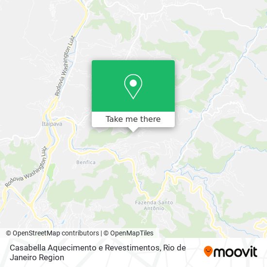 Casabella Aquecimento e Revestimentos map