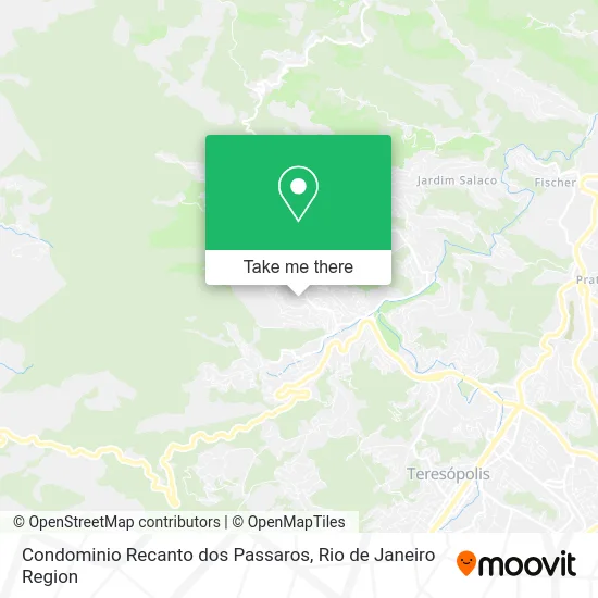 Condominio Recanto dos Passaros map