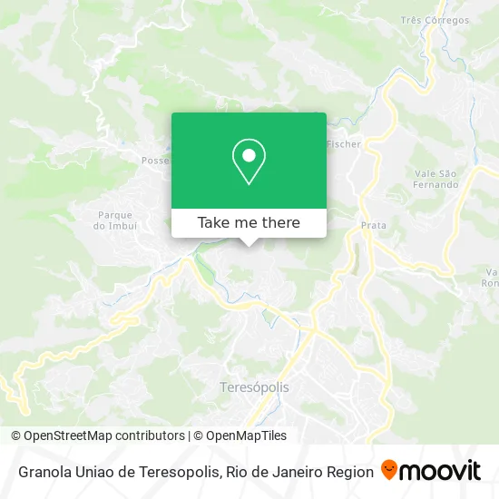 Granola Uniao de Teresopolis map