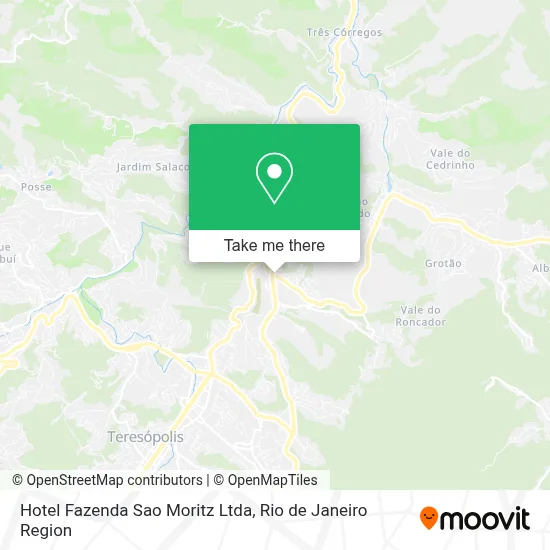Hotel Fazenda Sao Moritz Ltda map
