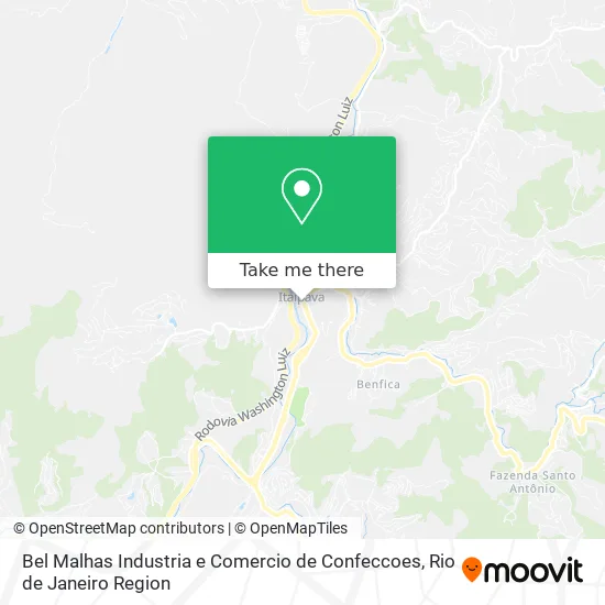 Bel Malhas Industria e Comercio de Confeccoes map