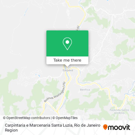Carpintaria e Marcenaria Santa Luzia map