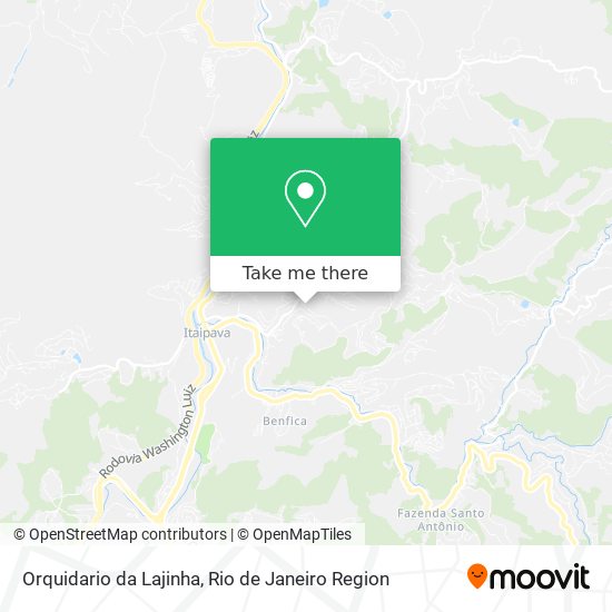 Orquidario da Lajinha map