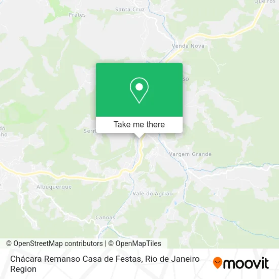 Chácara Remanso Casa de Festas map