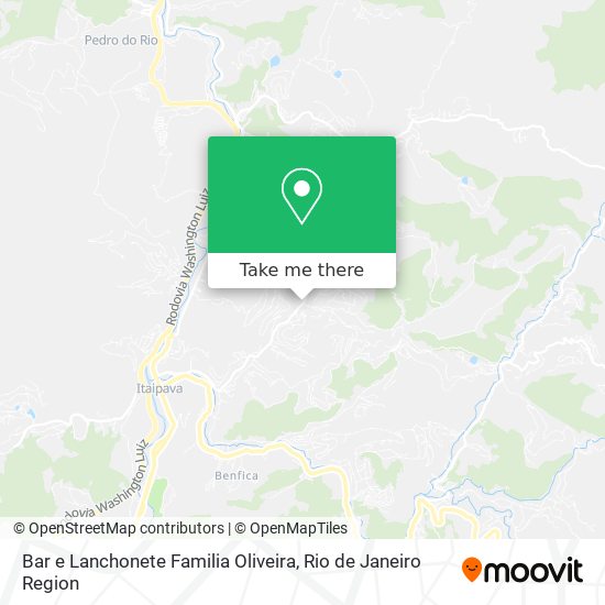 Bar e Lanchonete Familia Oliveira map