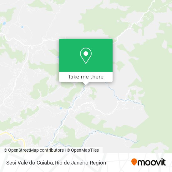 Mapa Sesi Vale do Cuiabá