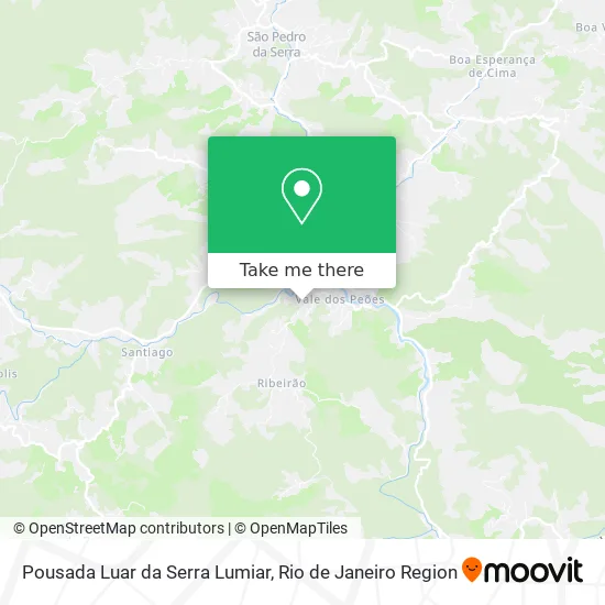 Pousada Luar da Serra Lumiar map