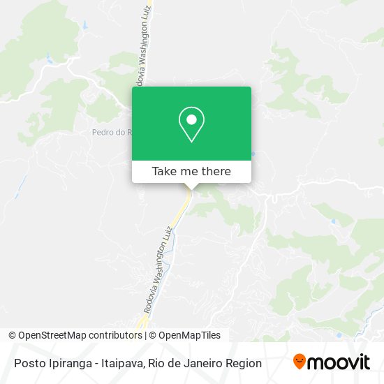 Posto Ipiranga - Itaipava map