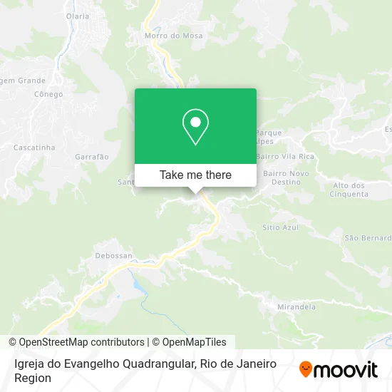 Igreja do Evangelho Quadrangular map