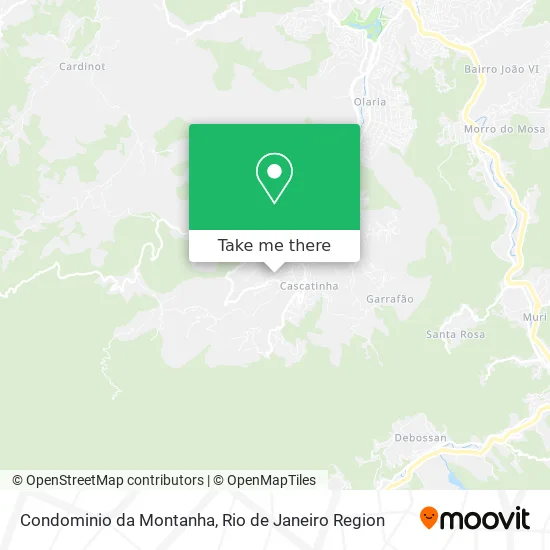 Condominio da Montanha map