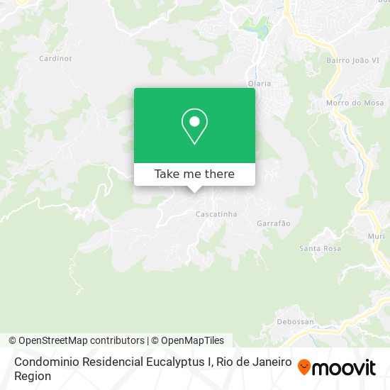 Condominio Residencial Eucalyptus I map
