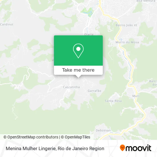 Menina Mulher Lingerie map