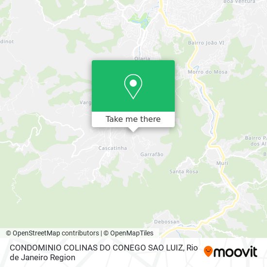 CONDOMINIO COLINAS DO CONEGO SAO LUIZ map