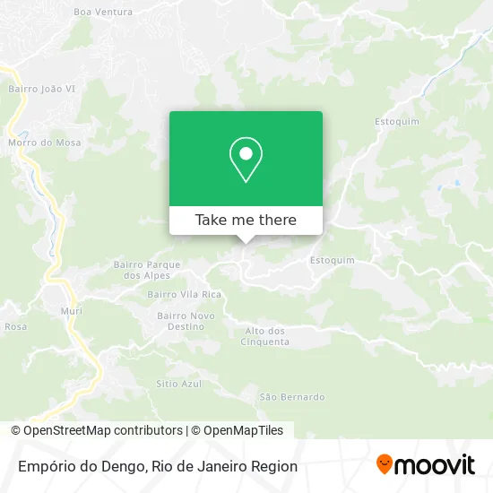 Empório do Dengo map