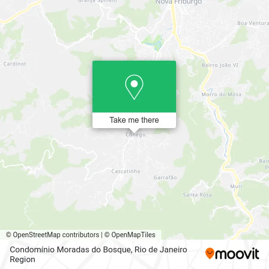 Condomínio Moradas do Bosque map