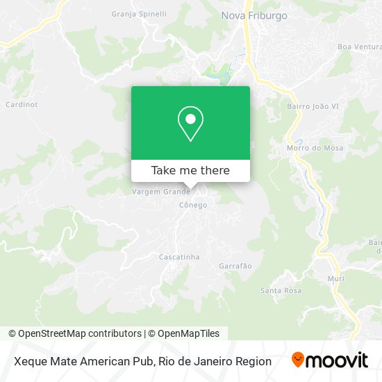 Xeque Mate American Pub map