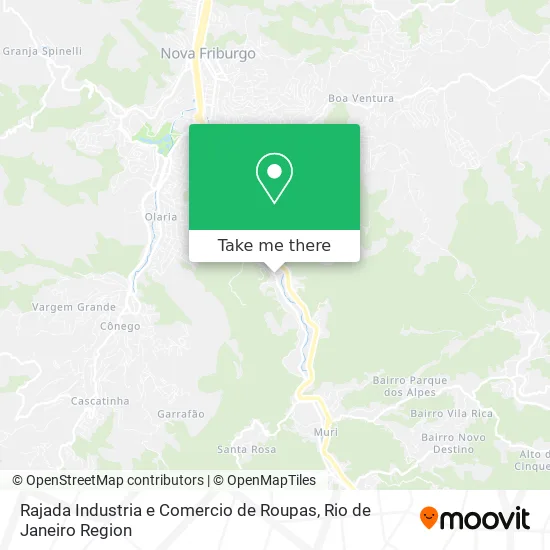 Rajada Industria e Comercio de Roupas map