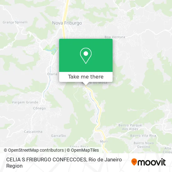 CELIA S FRIBURGO CONFECCOES map