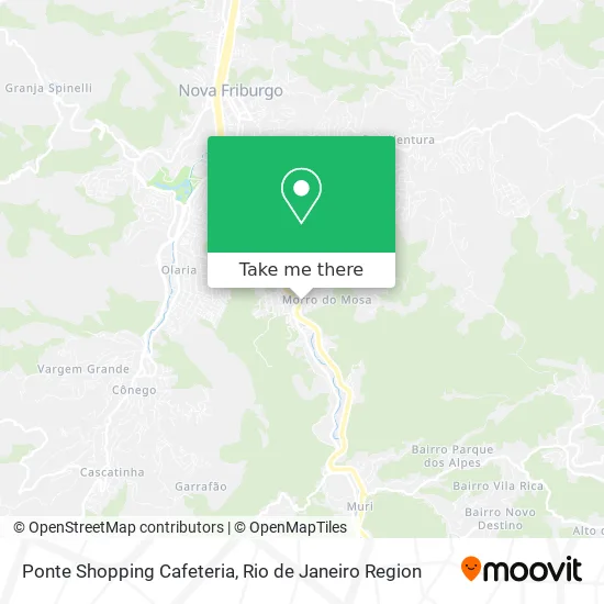 Ponte Shopping Cafeteria map