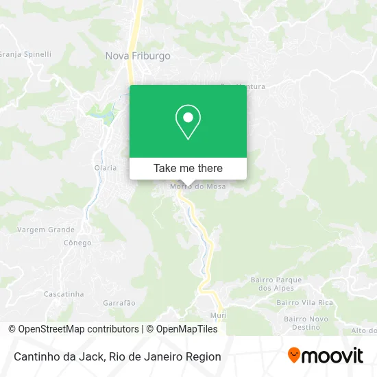 Cantinho da Jack map