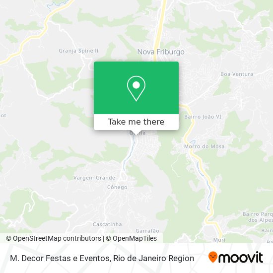 Mapa M. Decor Festas e Eventos