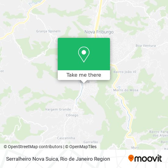 Serralheiro Nova Suica map